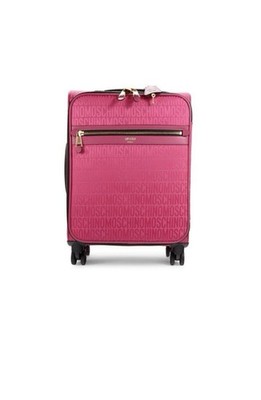 Moschino Carry On Luggae Bag Hot Pink Color. Measurements In Pics.