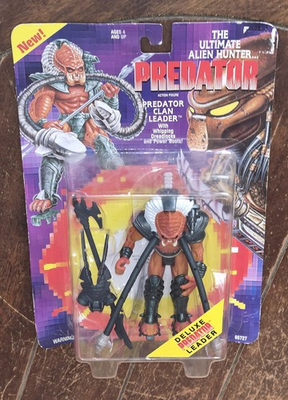 #ad Predator The Ultimate Alien Hunter 1994 PREDATOR CLAN LEADER 6quot; Action Figure $42.00