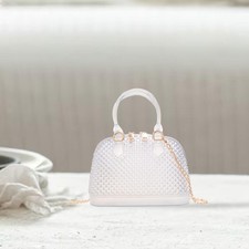 Borsa a tracolla con catena Novità borsa estiva in gelatina di PVC per festival