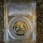 PCGS 1976-S Washington Quarter 25C Silver Gem Proof Bicentennial (1776-1976)