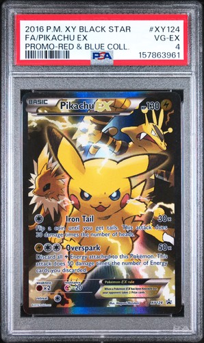 Pikachu-EX graded PSA 4 for sale on eBay