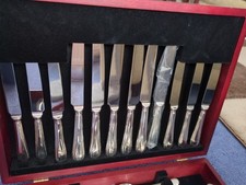 44 Piece Sheffield England A1 Cutlery Set Canteen of Cutlery