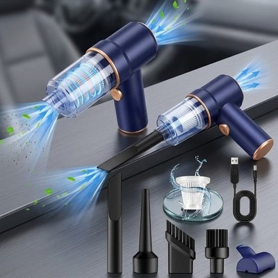 Handheld Car Vacuum Cleaner, 9000Pa Vacuum Cleaner and Air Duster, 120W