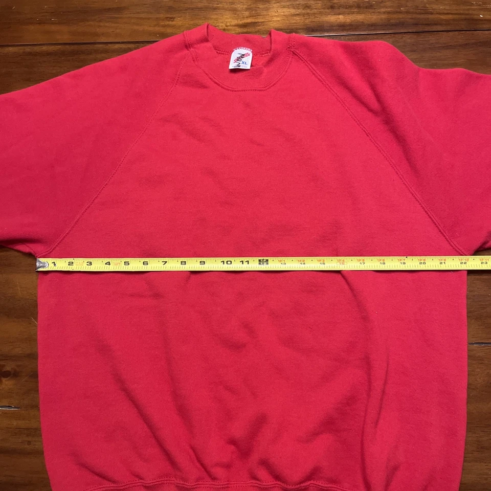 Conjunto de 2 sudaderas y pantalones Jerzees vintage de los años 90 grises rojos XL hechos en EE. UU. Foto 4 de 4
