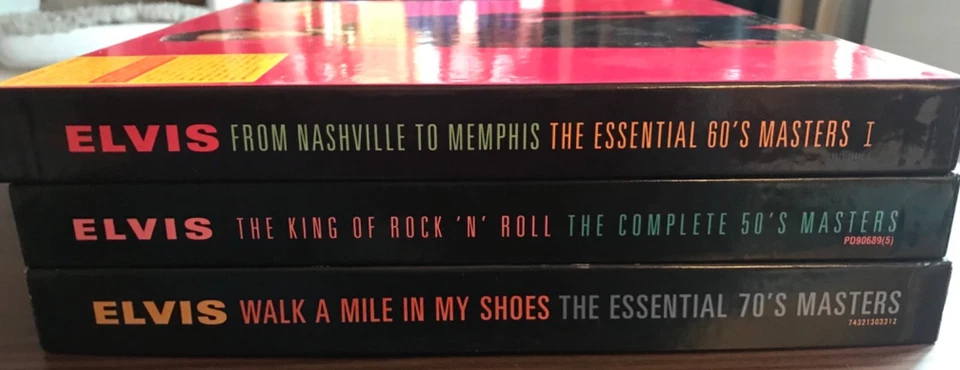 Elvis Presley 3 cd box sets Essential 50's 60's 70's masters Lp sized 15 cds TOP - Bild 2 von 4