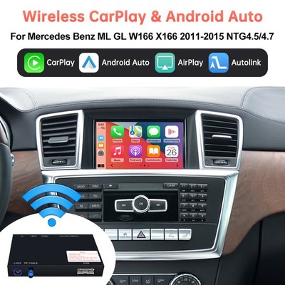 Kabellos Carplay Android Auto Nachrüst Kit für GLK X204 ML W166 GL X166 NTG4.X