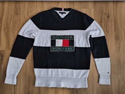 Tommy Hilfiger Pullover Iconic Graphic Strickpullover Größe L