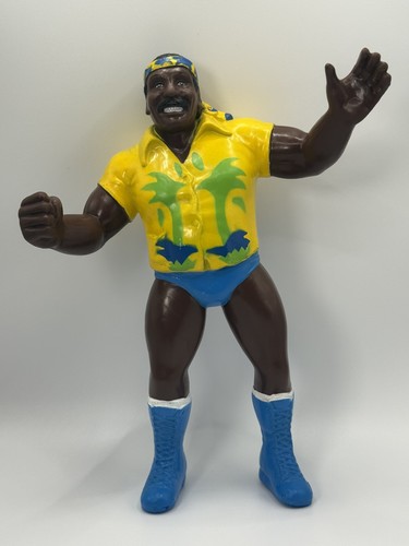 WWF LJN 1986 Series 3 SD Jones Hawaiian Shirt Near...