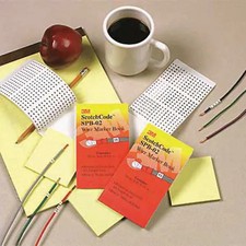 3M Spb-02 Wire Marker Book, Preprintd, Slf-Adhes, Pk5, Spb-02