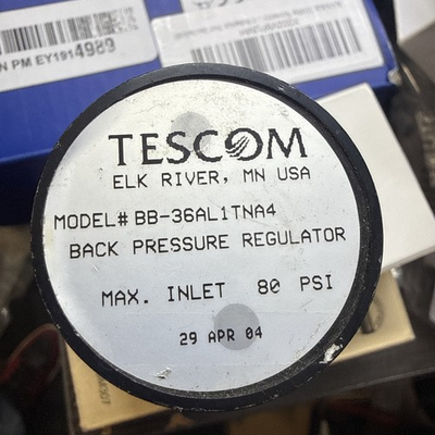#ad TESCOM BB 36AL1TNA4 Back Pressure Regulator 0 80 PSIG 1 4quot; NPT Aluminum M3 $225.00