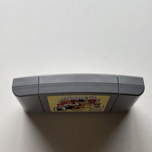 PAPER MARIO Nintendo 64 N64 Authentic Cleaned Tested Super Fun Retro Game Rare - Picture 10 of 10