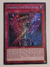 Transaction Rollback Secret Rare RA04-105 1. Auflage YuGiOh Karte