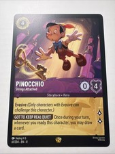 Disney Lorcana Pinocchio - Strings Attached 61/204 Reign of Jafar Legendary