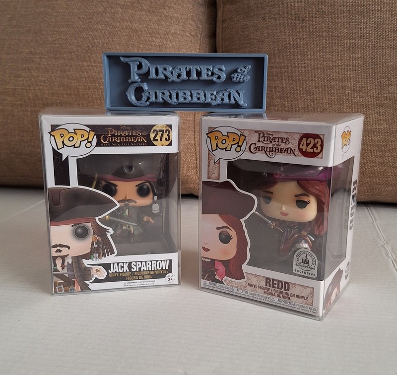 Funko Pop! Disney Pirates of the Caribbean Jack Sparrow & Redd Park Exclusive