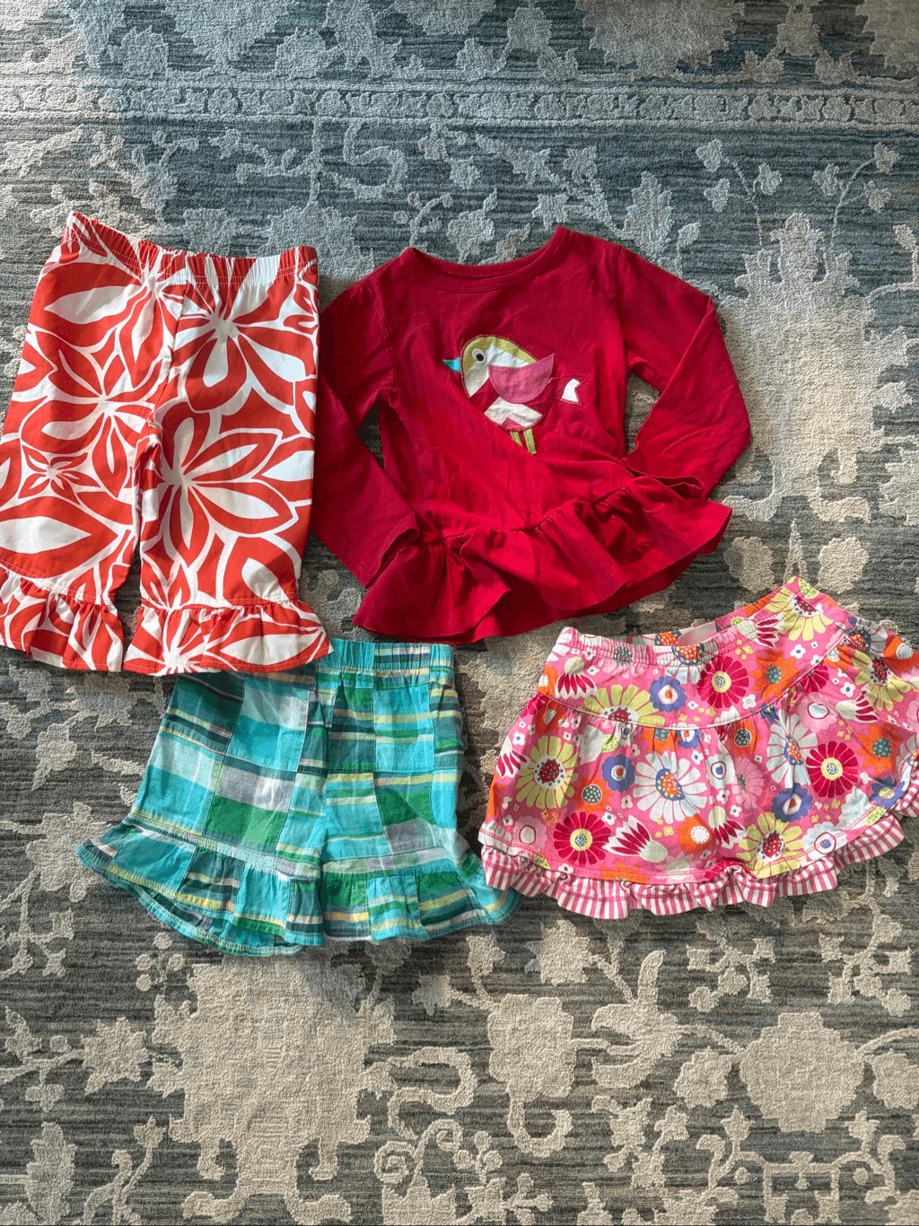 Kelly’s Kids Hanna Andersson Bundle Size 3-4 Summer Spring Outfits
