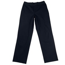 Lands End Women s Mid Rise Navy Blue Pull On Stretch Chino Pants Size 10