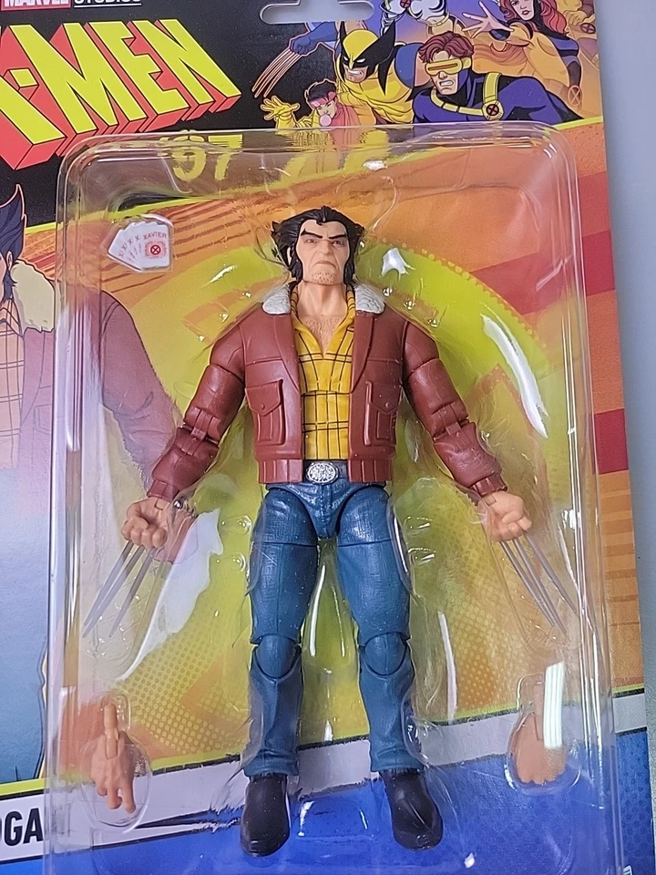 Figura de acción retro Hasbro Marvel Legends X-Men 97 Marvel's Logan 6" EN STOCK Foto 3 de 4