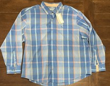 Tommy Bahama 2XL Canyon Beach Chill Out Check Coastline Flannel Shirt NEW 148