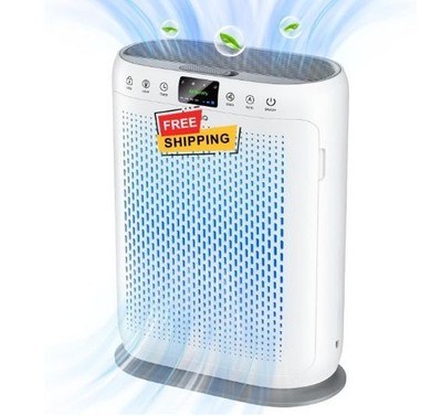 Purificador de aire para el hogar y habitaciones grandes de hasta 2400 ft² con P