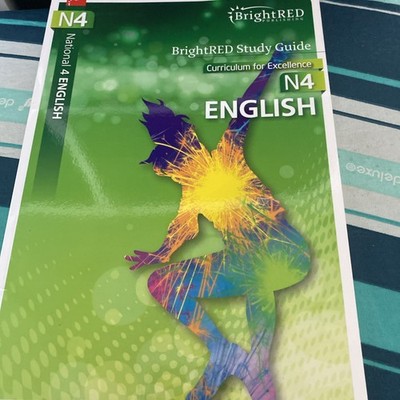 National 4 English: Improve skills and knowledge (Bright Red Study Guides): 0