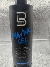 Level 3 Transparent Shaving Gel Aqua 16.9 OZ