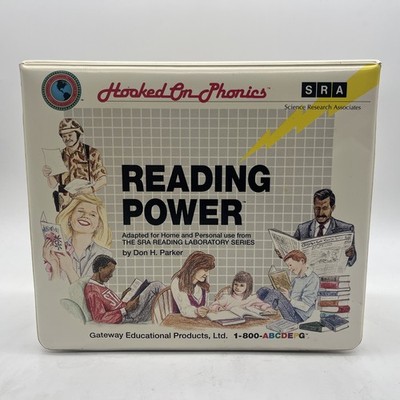 Vintage HOOKED ON PHONICS  Reading Power SRA COMPLETE SET-Cassettes- 1992 Ed.