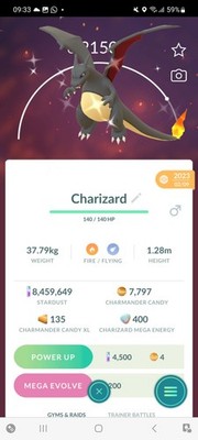Pokemon Go Shiny Charzard 