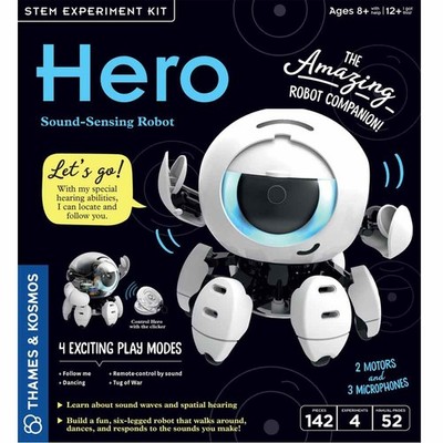 Thames & Kosmos Hero: Sound Sensing Robot - STEM Focused - Fun & Interactive