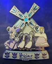Its A Small World Minnie LE Pin On Pin Windmill Spinner It All Started with Walt