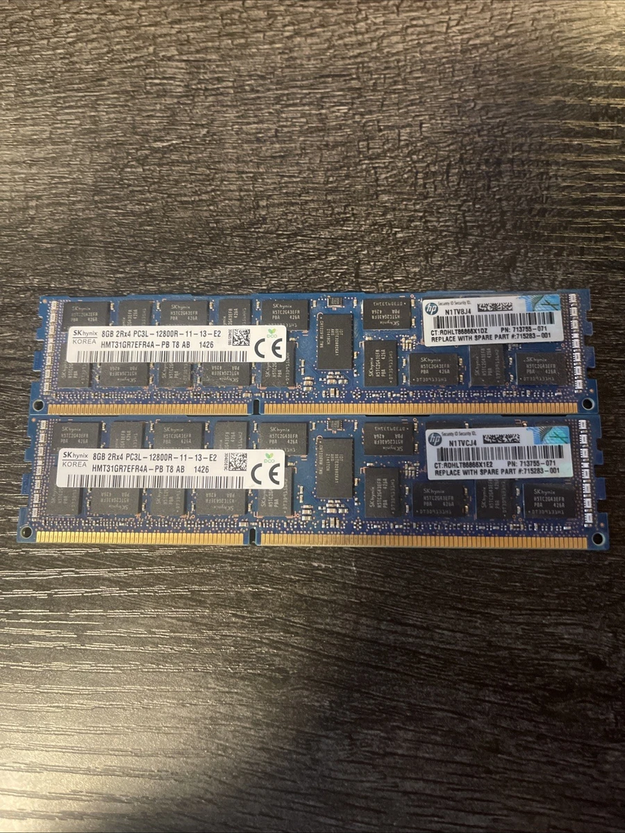 Las mejores ofertas en SK hynix PC3-12800 (DDR3-1600) velocidad de