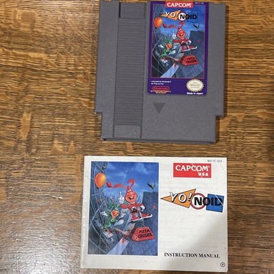 Yo Noid (Nintendo Entertainment System) Game & Manual Tested & Working