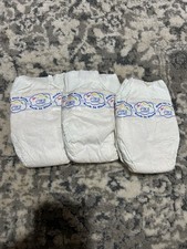 3 Vintage Pampers Baby Dry Diapers  back to sleep  Size Newborn 1999