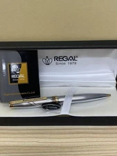 Wr Regal Silver/Gold Ink Included Ballpoint Pen