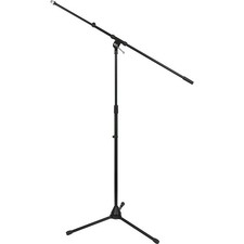 Musician's Gear Tripod Mic Stand with Telescoping Boom Black