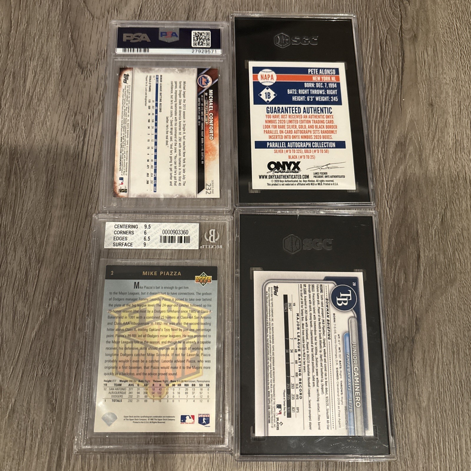 HUGE 15 CARD LOT NFL MLB NBA LEBRON RC ALONSO AUTO PSA SGC BGS TOPPS PANINI ETC view 6