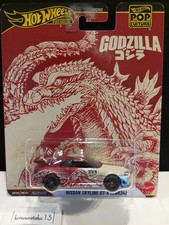 Hot Wheels Premium Nissan Skyline Gt-r Bnr34 Pop Culture Godzilla  R34