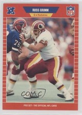 1989 Pro Set Russ Grimm #481 HOF 10r3