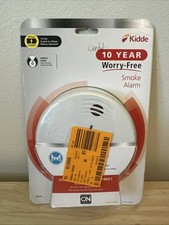 Kidde 10 Year Worry-Free Battery Powered Smoke Detector w/ Photoelectric Sensor