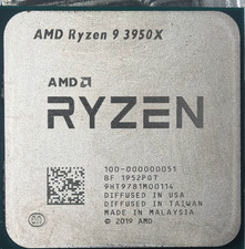 AMD Ryzen 9 3950X AM4 CPU 16-Core 32-Thread 3.5GHz-4.7GHz 64MB Cache 105W