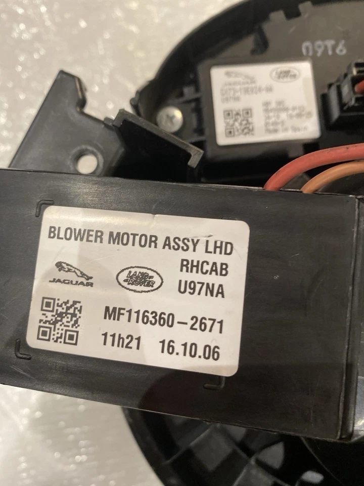 Conjunto de motor soplador deportivo Land Rover Range Rover MF116360-2671 GX73-19E624-AA Foto 2 de 4