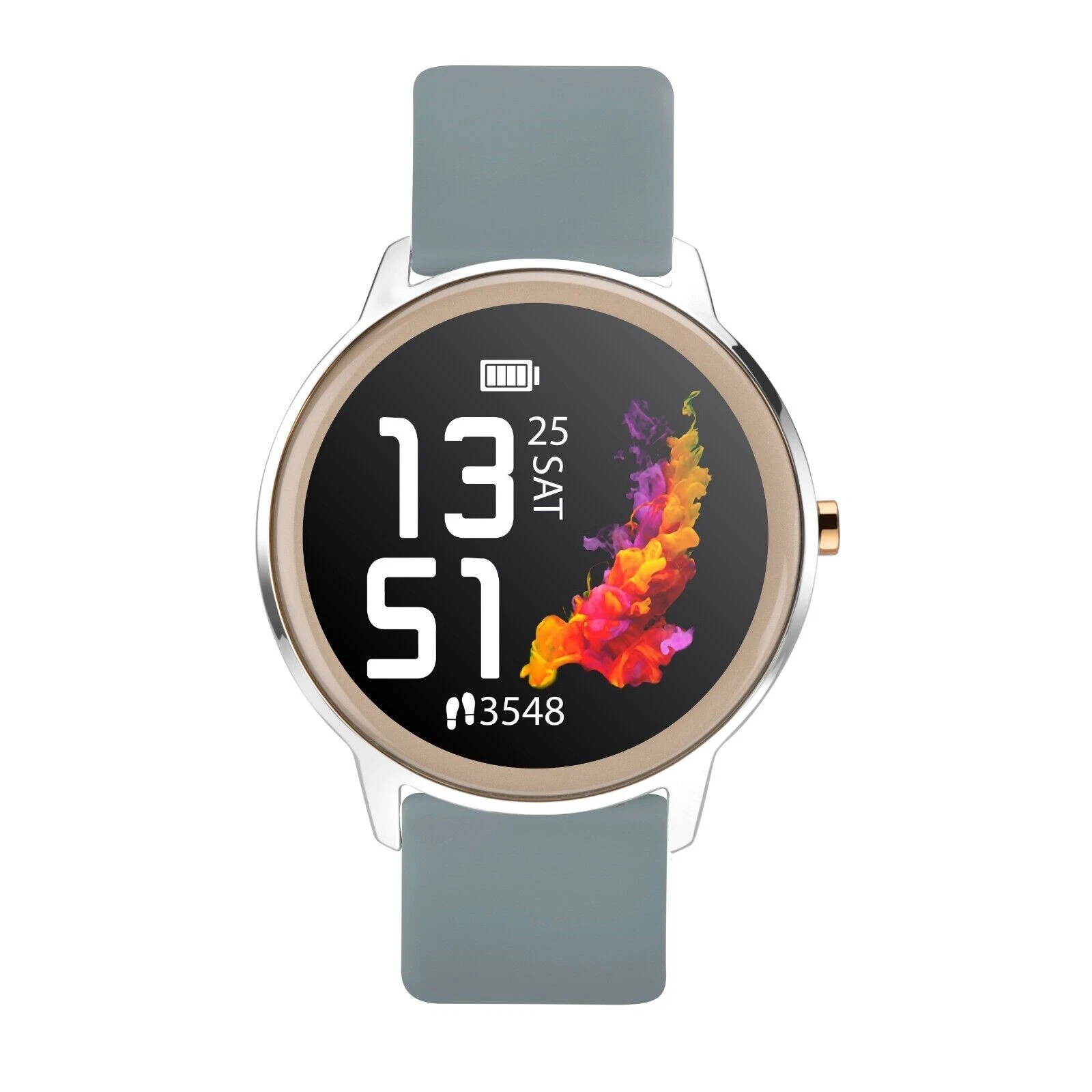 Sekonda Flex Unisex Smart Watch Grey Strap and Silver Case Model 40455