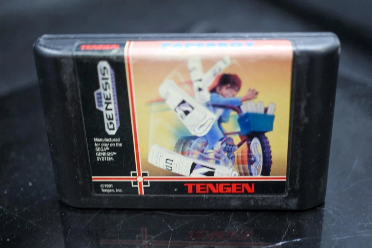Jeu Paperboy Sur Sega Mega Drive (PAL) - Boîte Bon état, Sans Notice