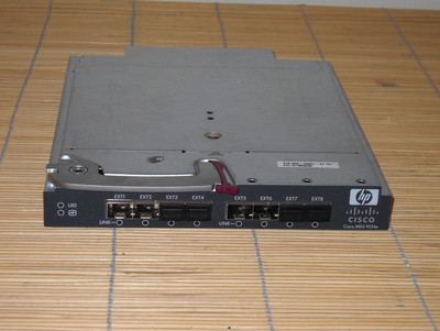 Cisco DS-HP-FC-K9 MDS 9124e Fabric Switch for HP c-Class BladeSystem P/N: AG641A