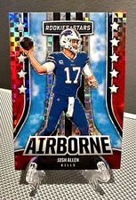 2023 Rookies & Stars JOSH ALLEN Airborne Red Plaid Prizm Parallel🔥Buffalo Bills