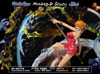 Monkey.D Studio OP:Weather queen Nami Red Dress Resin statue model in stock | eBay Monkey.D Studio OP:Weather queen Nami Red Dress Resin statue model in stock | eBay