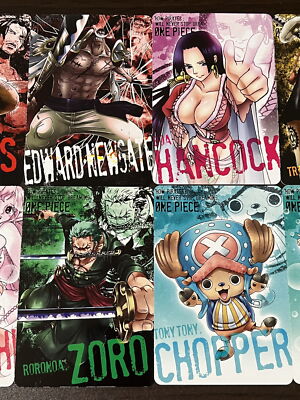 One Piece Snack Card 10 Types Complete Set Luffy Zoro Hancock etc