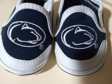 Toddlers PSU Penn State Nittany Lions size 1 Infant Crib Shoes Baby Shoes. NWT