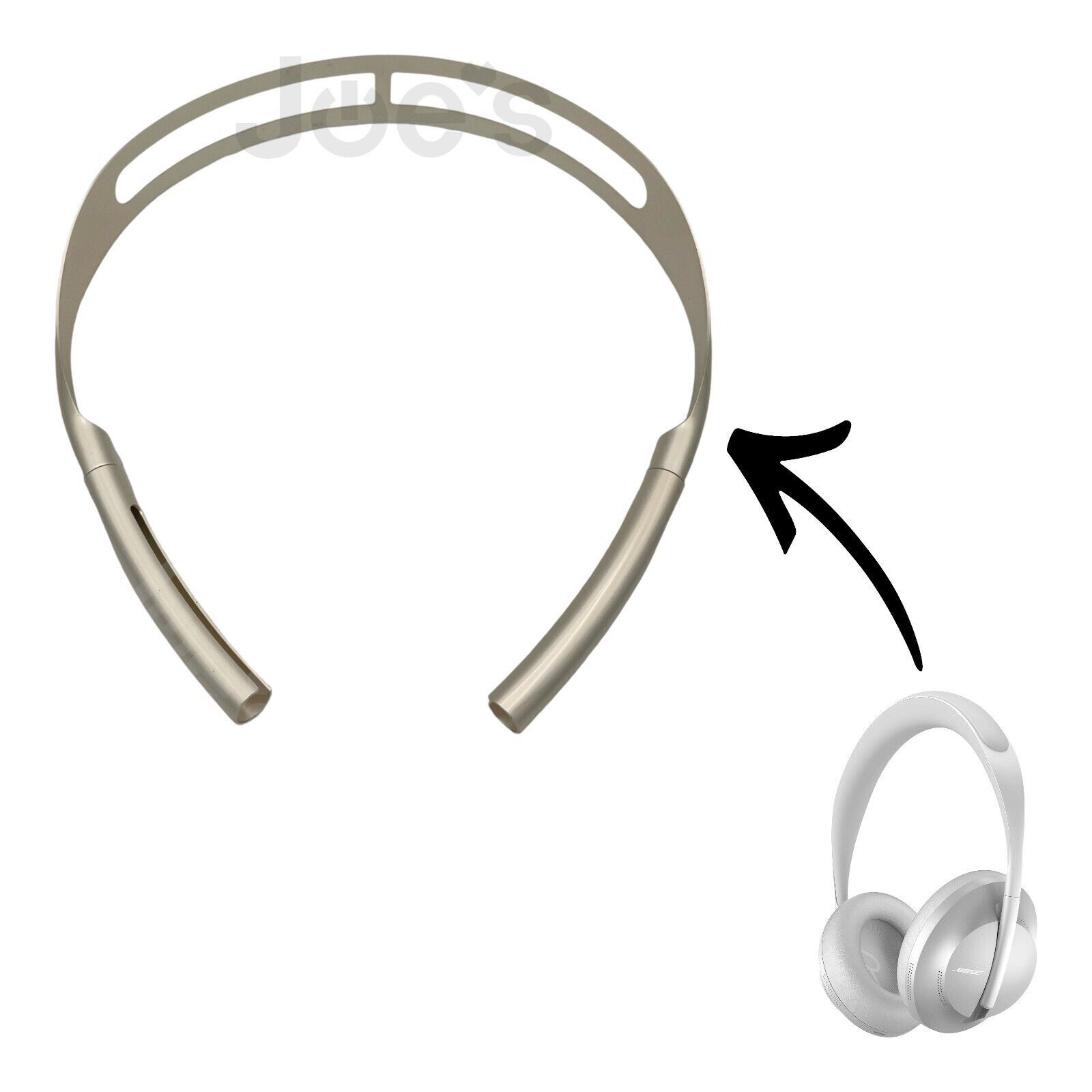 OEM Bose NC700 Silver Metal Headband Swivel Assembly Replacement Part-image