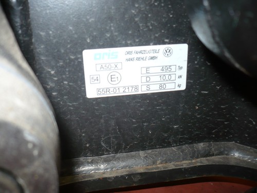 VW Golf 7 Sportsvan Anhängerkupplung schwenkbar 3E0254665 ORIS - Bild 9 von 9