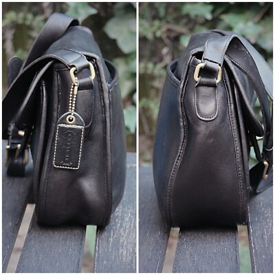 バッグ OLD COACH LEATHER FLAP ONE SHOULDER BAG Coach vintage leather one-shoulder - Gem